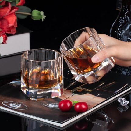Crystal Whiskey Glasses Set, 6.76 oz (200 ml) KAMMAK 5
