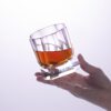 Crystal Whiskey Glasses Set, 6.76 oz (200 ml) KAMMAK 6 KAMMAK 7KPSP924N whiskey glasses shape and proportion detail image 3