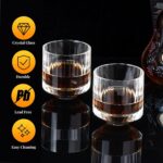 Crystal Whiskey Glasses Set of 2 KAMMAK 3