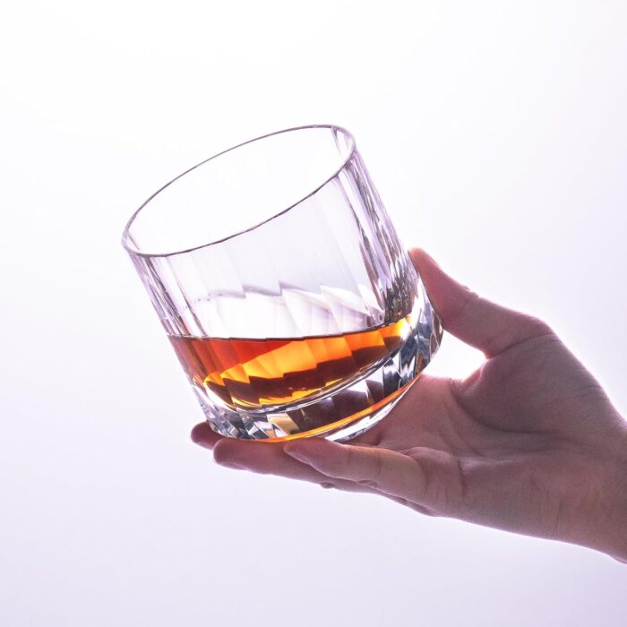 Crystal Whiskey Glasses Set of 2 KAMMAK 7