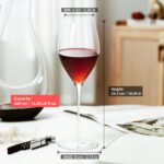KAMMAK Wine Glasses Crystal Red and White Wine Glasses Set of 2, 14.8oz kammak 2