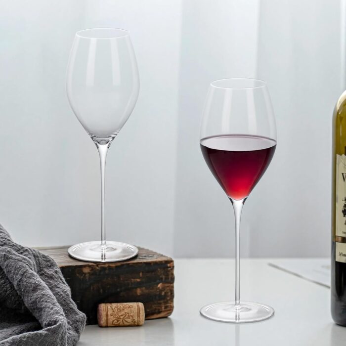 KAMMAK Wine Glasses Crystal Red and White Wine Glasses Set of 2, 14.8oz kammak 4