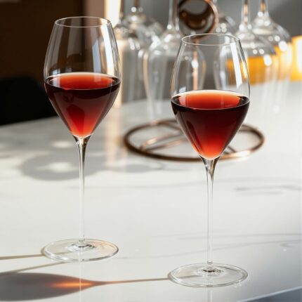 KAMMAK Wine Glasses Crystal Red and White Wine Glasses Set of 2, 14.8oz kammak 6