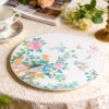KAMMAK 8CZJBE005 decorative serving plate styled on dining table image 4