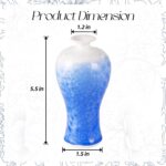 KAMMAK Colored Ceramic Vase Beautiful Hand-Painted Decorative Vase HC028