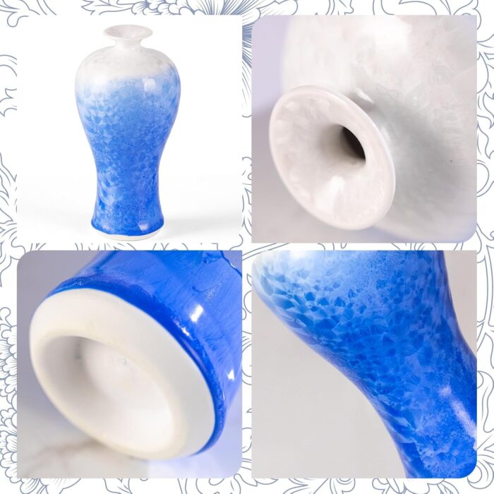 KAMMAK Colored Ceramic Vase Beautiful Hand-Painted Decorative Vase HC028
