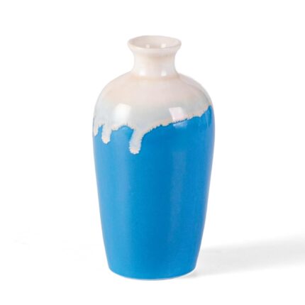 KAMMAK Colored Ceramic Vase, Beautiful Hand-Painted Decorative Vase, Modern Art Porcelain Vase for Flower Mantle Dining Table Centerpiece, Entryway Living Room Wedding...