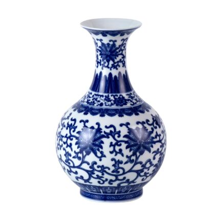 KAMMAK Colored Ceramic Vase, Beautiful Hand-Painted Decorative Vase, Modern Art Porcelain Vase for Flower Mantle Dining Table Centerpiece, Entryway Living Room Wedding...