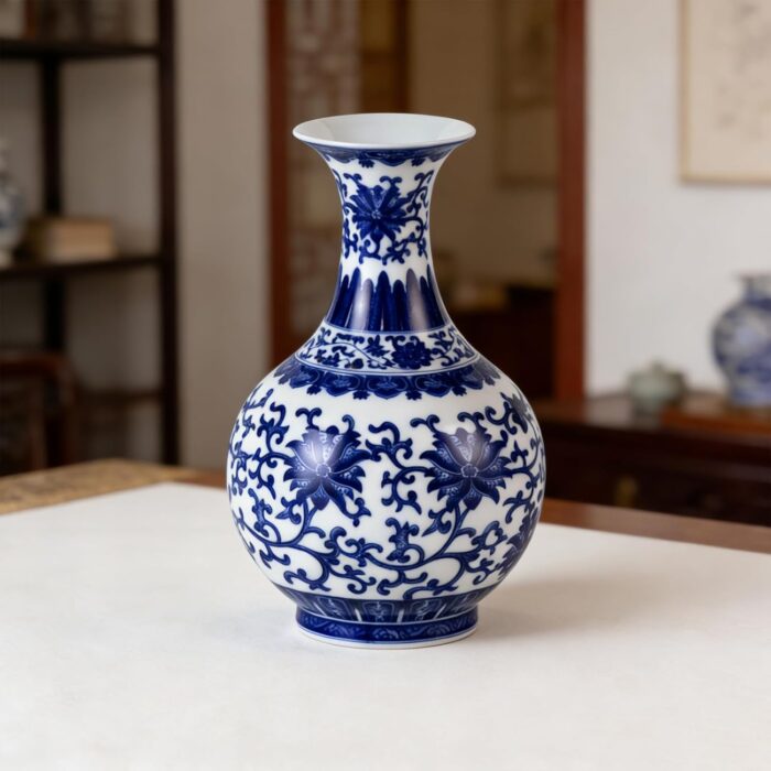 KAMMAK Colored Ceramic Vase, Beautiful Hand Painted Decorative Vase, Modern Art Porcelain Vase for Flower Mantle Dining Table Centerpiece, Entryway Living Room Wedding... KAMMAK Colored Ceramic Vase, Beautiful Hand-Painted Decorative Vase, Modern Art Porcelain Vase for Flower Mantle Dining Table Centerpiece, Entryway Living Room Wedding...
