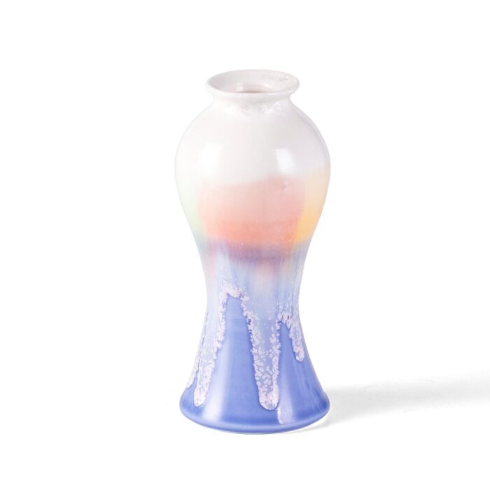 KAMMAK Colored Ceramic Vase, Beautiful Hand-Painted Decorative Vase, Modern Art Porcelain Vase for Flower Mantle Dining Table Centerpiece, Entryway Living Room Wedding...