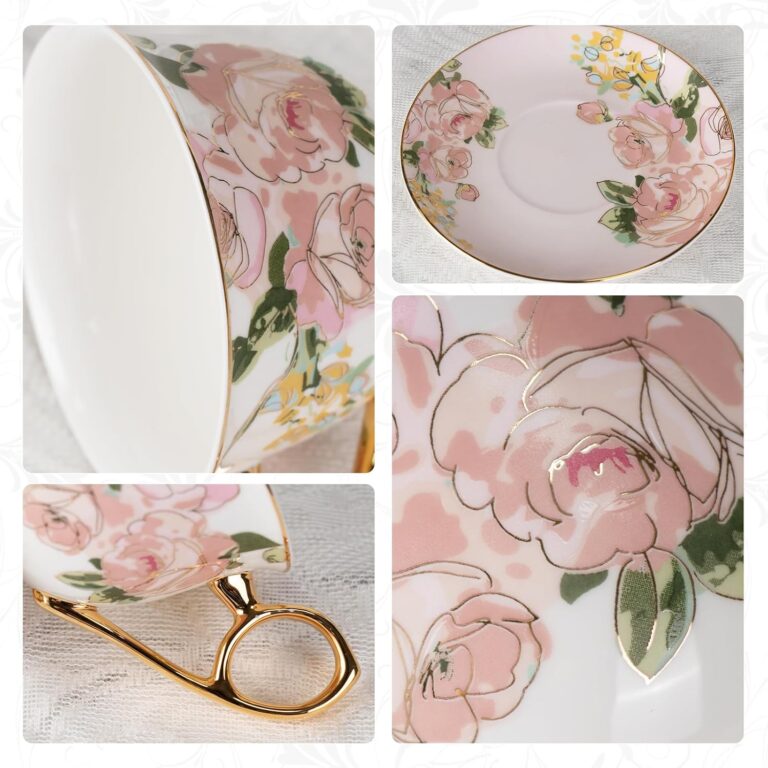 KAMMAK 8CZNX025 ceramic cup and saucer detail image 3 in product description