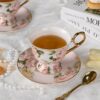 KAMMAK 8CZNX025 ceramic cup and saucer close-up material texture detail image 4