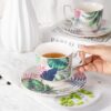 KAMMAK 8CZNX024 ceramic cup and saucer close-up material texture detail image 4