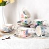 KAMMAK 8CZNX022 ceramic cup and saucer decorative craft detail image 7