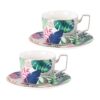 KAMMAK 8CZNX024 ceramic cup and saucer side angle view showing silhouette
