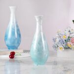 Modern Ceramic Vase, Decorative Flower Vases for Home, Pottery Vases for Living Room, Kitchen, Bedroom, Shelf, Rustic Farmhouse, Bookshelf, Table Décor（LHBZ11）