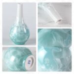 Modern Ceramic Vase, Decorative Flower Vases for Home, Pottery Vases for Living Room, Kitchen, Bedroom, Shelf, Rustic Farmhouse, Bookshelf, Table Décor（DSH01）
