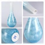 Modern Ceramic Vase, Decorative Flower Vases for Home, Pottery Vases for Living Room, Kitchen, Bedroom, Shelf, Rustic Farmhouse, Bookshelf, Table Décor（LHBZ01）