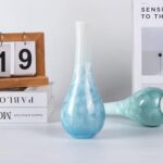 Modern Ceramic Vase, Decorative Flower Vases for Home, Pottery Vases for Living Room, Kitchen, Bedroom, Shelf, Rustic Farmhouse, Bookshelf, Table Décor（LHBZ01）