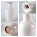 Modern Ceramic Vase, Decorative Flower Vases for Home, Pottery Vases for Living Room, Kitchen, Bedroom, Shelf, Rustic Farmhouse, Bookshelf, Table Décor（DSH14）