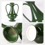 Modern Ceramic Vase, Decorative Flower Vases for Home, Pottery Vases for Living Room, Kitchen, Bedroom, Shelf, Rustic Farmhouse, Bookshelf, Table Décor（ZH030）