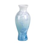 Modern Ceramic Vase, Decorative Flower Vases for Home, Pottery Vases for Living Room, Kitchen, Bedroom, Shelf, Rustic Farmhouse, Bookshelf, Table Décor（LHBZ02）
