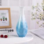 Modern Ceramic Vase, Decorative Flower Vases for Home, Pottery Vases for Living Room, Kitchen, Bedroom, Shelf, Rustic Farmhouse, Bookshelf, Table Décor（LHBZ04）