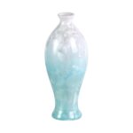 Modern Ceramic Vase, Decorative Flower Vases for Home, Pottery Vases for Living Room, Kitchen, Bedroom, Shelf, Rustic Farmhouse, Bookshelf, Table Décor（LHBZ07）