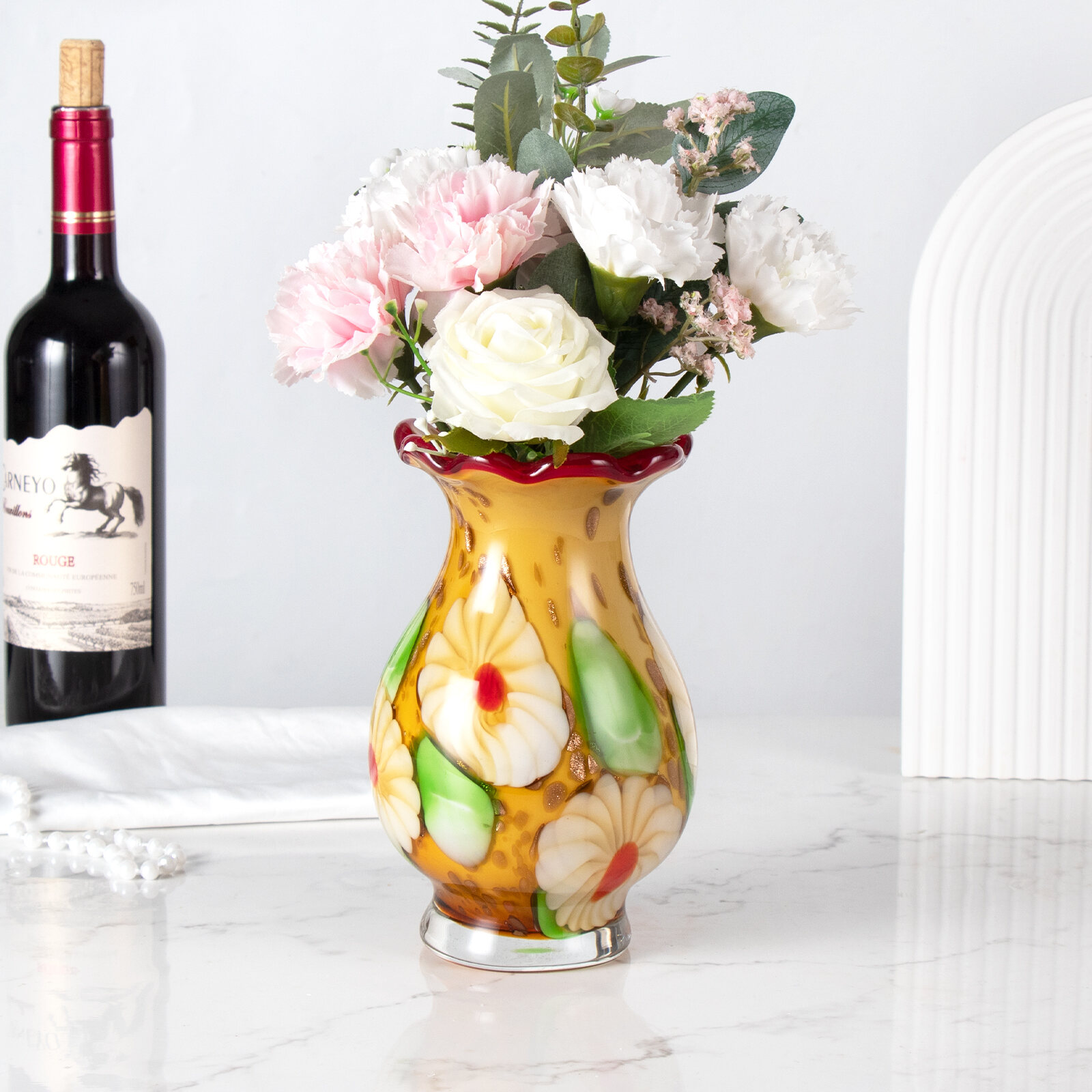 KAMMAK 8HPFH02079 glass vase detail image 1 in product description