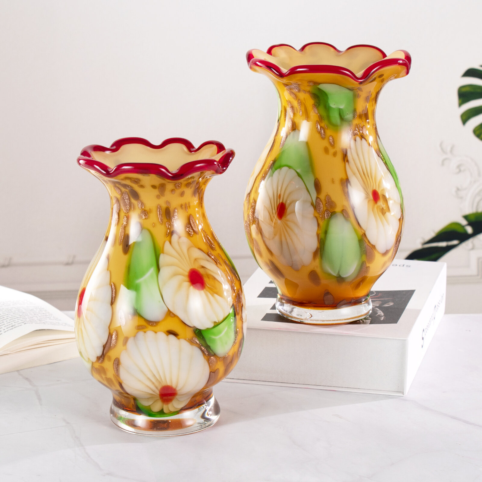 KAMMAK 8HPFH02079 glass vase detail image 2 in product description