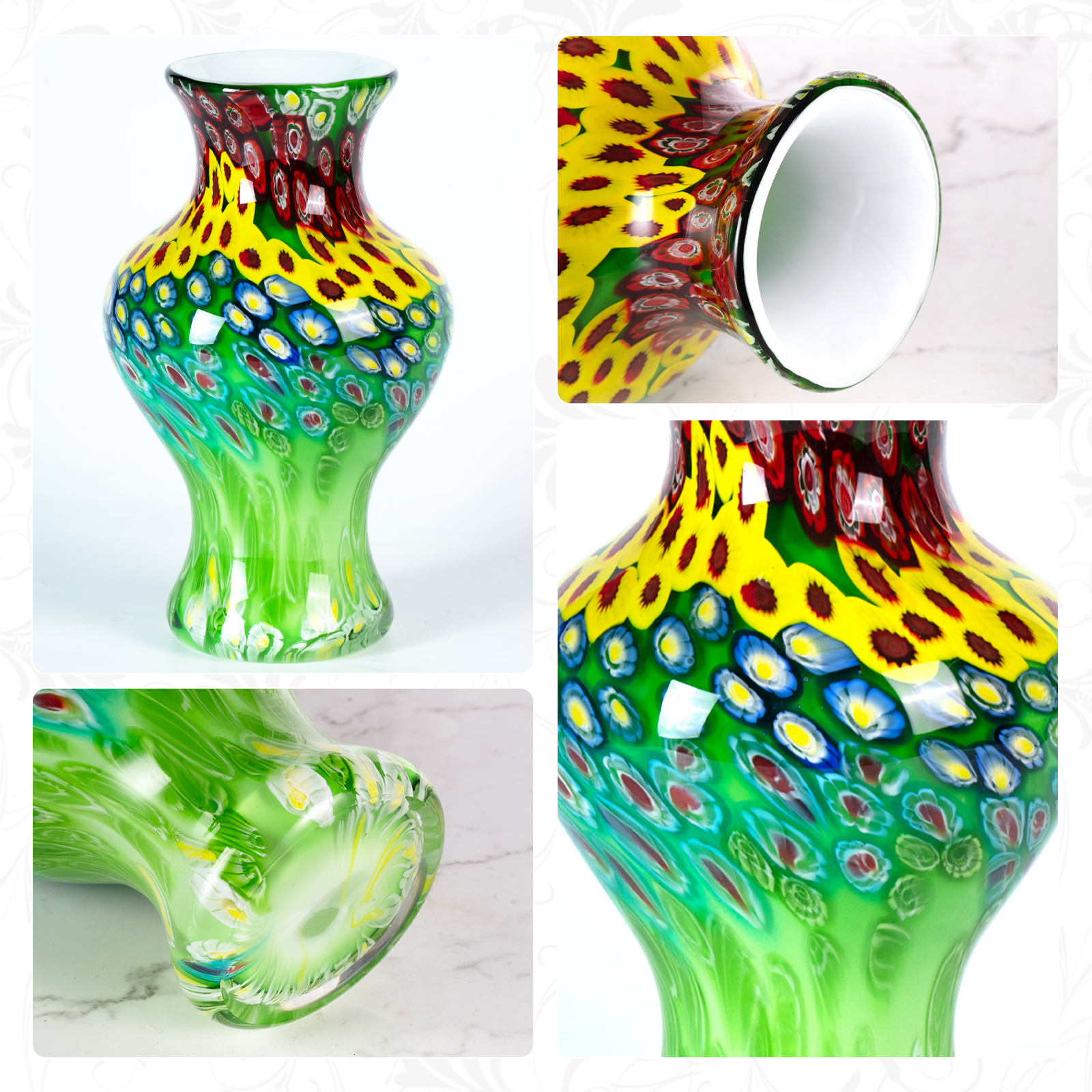 KAMMAK 8HPFH02117 glass vase detail image 3 in product description