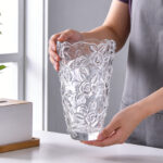 6 KAMMAK 8HPFH02139 glass vase scale and proportion view image 6
