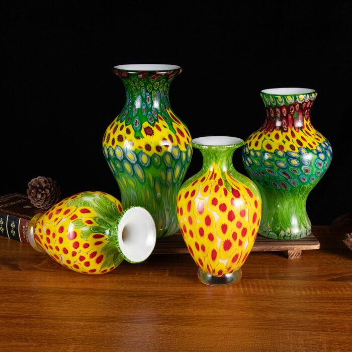 7 KAMMAK 8HPFH02116 glass vase scale and proportion view image 6