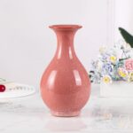 Colored Ceramic Vase, Beautiful Hand-Painted Decorative Vase, Modern Art Porcelain Vase for Flower Mantle Dining Table Centerpiece, Entryway Living Room Wedding Decoration（DSH24）