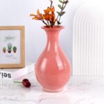 Colored Ceramic Vase, Beautiful Hand-Painted Decorative Vase, Modern Art Porcelain Vase for Flower Mantle Dining Table Centerpiece, Entryway Living Room Wedding Decoration（DSH24）