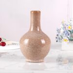 Colored Ceramic Vase, Beautiful Hand-Painted Decorative Vase, Modern Art Porcelain Vase for Flower Mantle Dining Table Centerpiece, Entryway Living Room Wedding Decoration（DSH25）