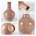 Colored Ceramic Vase, Beautiful Hand-Painted Decorative Vase, Modern Art Porcelain Vase for Flower Mantle Dining Table Centerpiece, Entryway Living Room Wedding Decoration（DSH25）