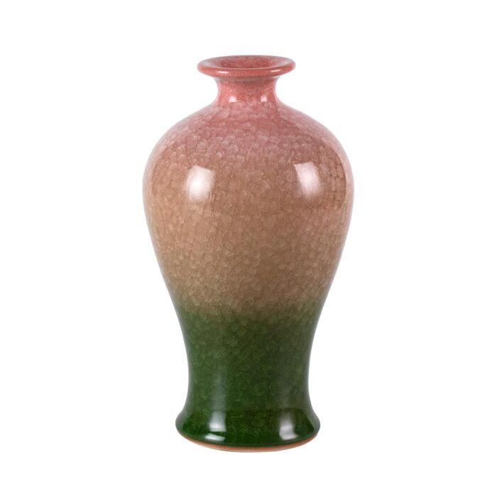 Colored Ceramic Vase, Beautiful Hand-Painted Decorative Vase, Modern Art Porcelain Vase for Flower Mantle Dining Table Centerpiece, Entryway Living Room Wedding Decoration（DSH29）