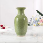 Colored Ceramic Vase, Beautiful Hand-Painted Decorative Vase, Modern Art Porcelain Vase for Flower Mantle Dining Table Centerpiece, Entryway Living Room Wedding Decoration（DSH32）