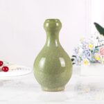 Colored Ceramic Vase, Beautiful Hand-Painted Decorative Vase, Modern Art Porcelain Vase for Flower Mantle Dining Table Centerpiece, Entryway Living Room Wedding Decoration（DSH33）
