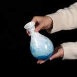 Colored Ceramic Vase, Beautiful Hand-Painted Decorative Vase, Modern Art Porcelain Vase for Flower Mantle Dining Table Centerpiece, Entryway Living Room Wedding Decoration（DSH07）