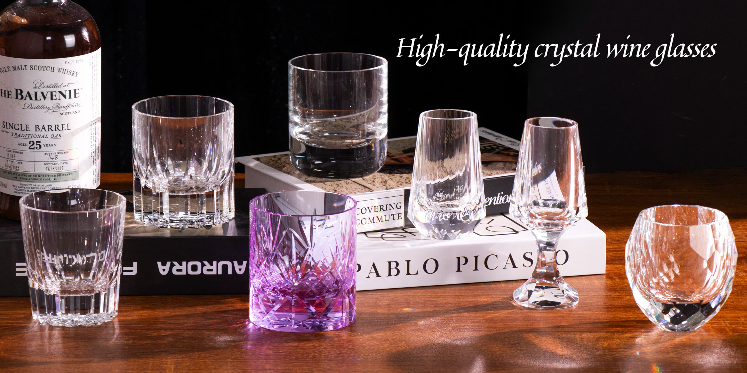 crystal whiskey glasses