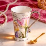 KAMMAK Bone China Mugs Set of 2 Drinks (NX31)