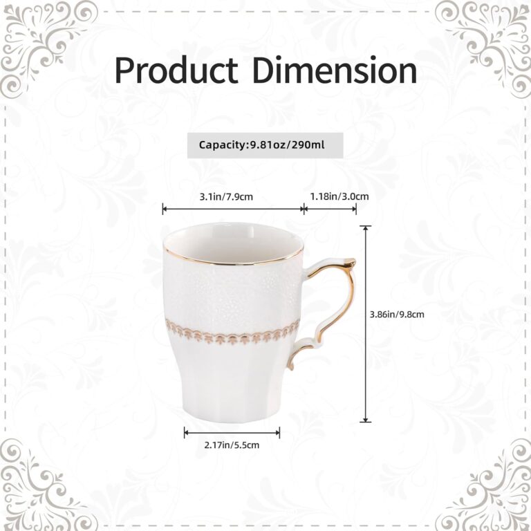 KAMMAK 8CZYFH020 ceramic cup and saucer front view in product description