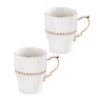 KAMMAK 8CZYFH020 ceramic cup and saucer side angle view showing silhouette