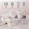 KAMMAK 8CZYFH020 ceramic cup and saucer styled home decor setting image 5