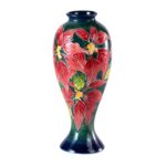 KAMMAK Colored Ceramic Vase, Beautiful Hand-Painted Decorative Vase, Modern Art Porcelain Vase for Flower Mantle Dining Table Centerpiece, Entryway Living Room Wedding...