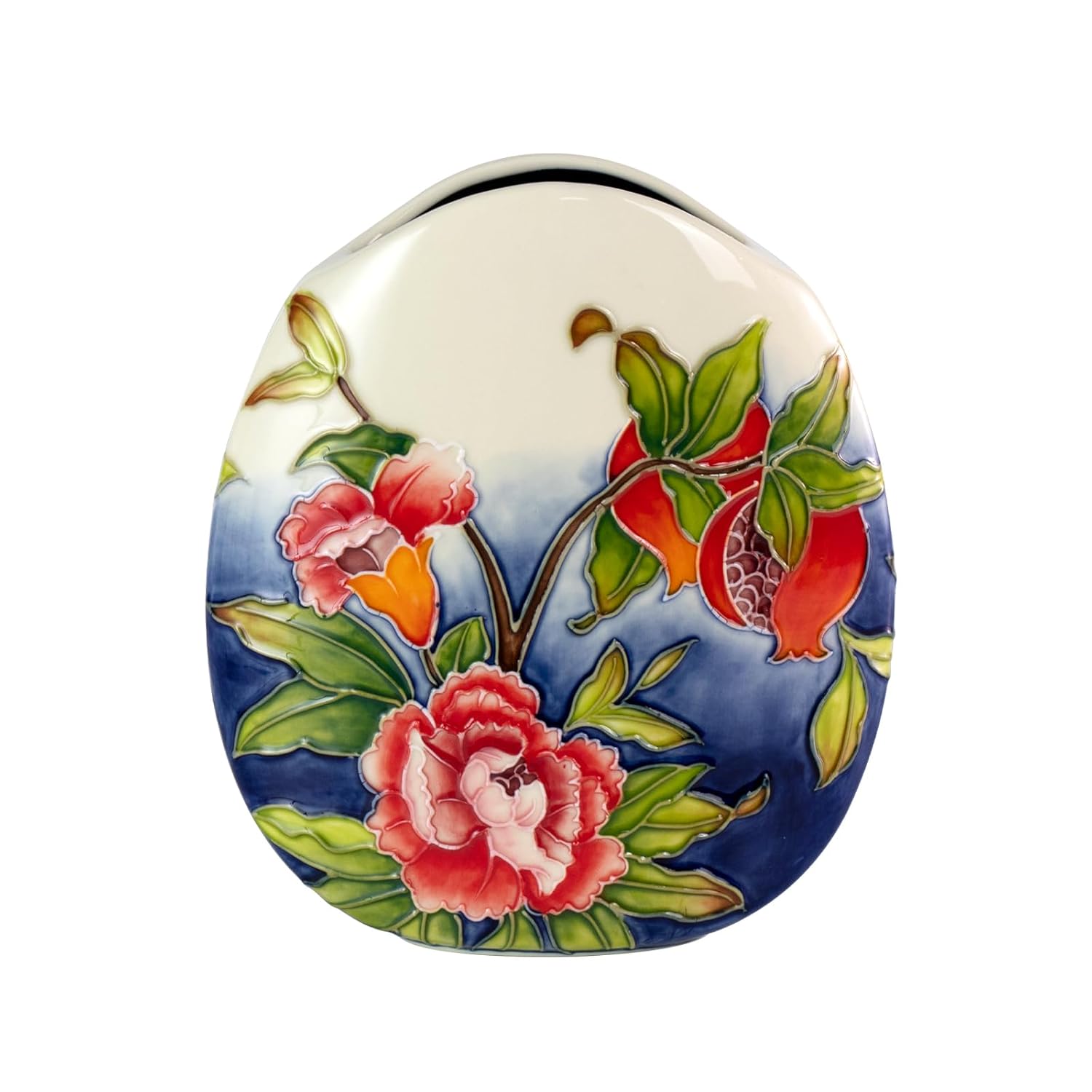 KAMMAK Colored Ceramic Vase, Beautiful Hand Painted Decorative Vase, Modern Art Porcelain Vase for Flower Mantle Dining Table Centerpiece, Entryway Living Room Wedding... KAMMAK 8HPYZF081 ceramic vase product card image