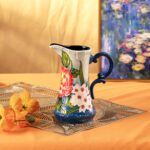 KAMMAK Colored Ceramic Vase, Beautiful Hand-Painted Decorative Vase, Modern Art Porcelain Vase for Flower Mantle Dining Table Centerpiece, Entryway Living Room Wedding...