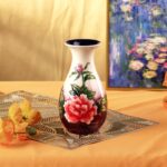 KAMMAK Colored Ceramic Vase, Beautiful Hand-Painted Decorative Vase, Modern Art Porcelain Vase for Flower Mantle Dining Table Centerpiece, Entryway Living Room Wedding...